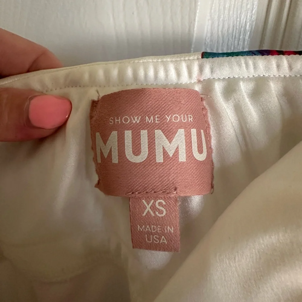 Show Me Your MuMu Strapless Butterfly Dress - Multicolor - Picture 4 of 4